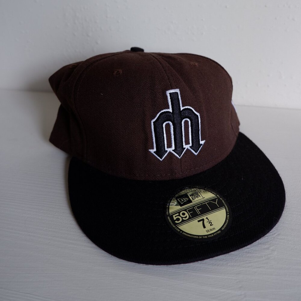 Brown Tridant Mariners 59Fifty New Era Hat